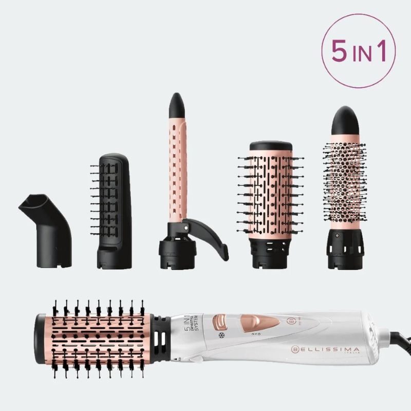 5-in-1-Luftbürste Dry&Style System Bellissima