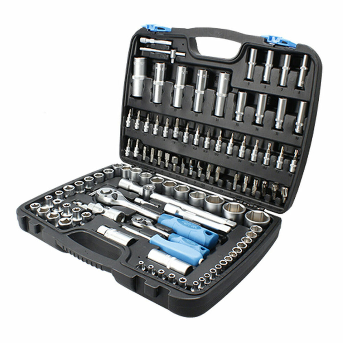 Steckschlüssel und Bit-Set 108 Teile