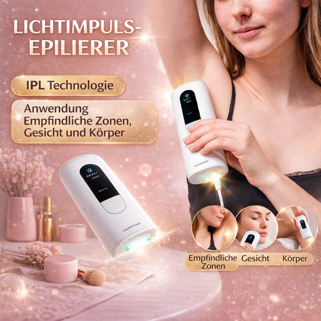 IPL-Epilierer mit Zubehör