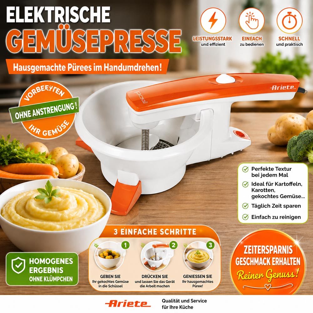 Gerät Gemüsepresse Passi Ariete