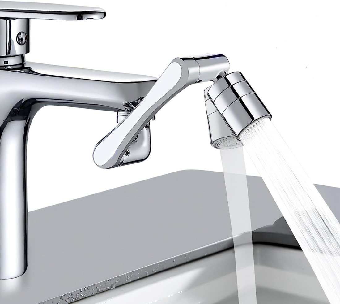 AquaGlide Drehbarer Wasserhahnkopf