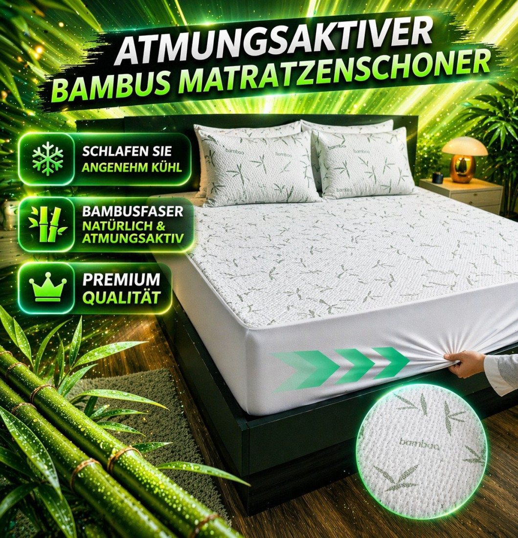 Atmungsaktiver Bambus-Matratzenschoner ConfortPremium™