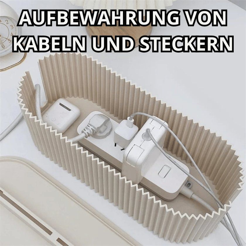 Aufbewahrungsbox für Kabel und Stecker Nordic