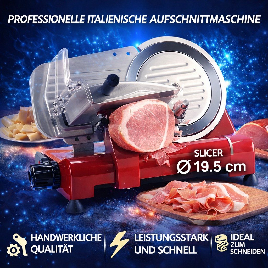 Professionelle italienische Aufschnittmaschine SLICER