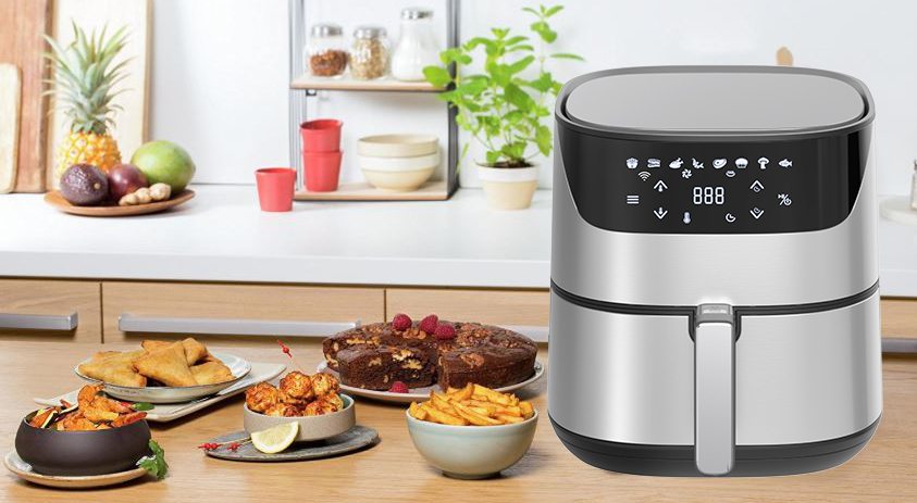 Airfryer 3,2 l. (fettarm: Grillen, Backen, Braten und Frittieren