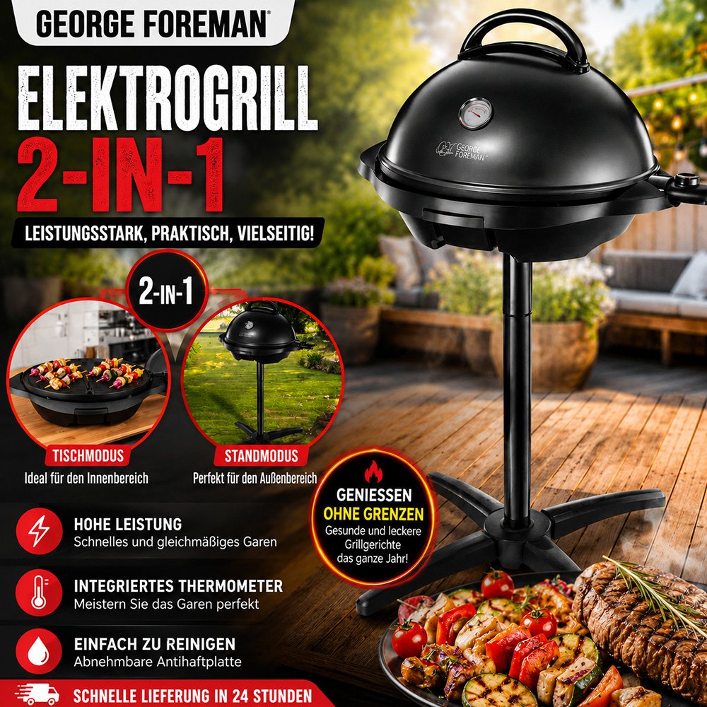 George Foreman 2-in-1 Elektrogrill