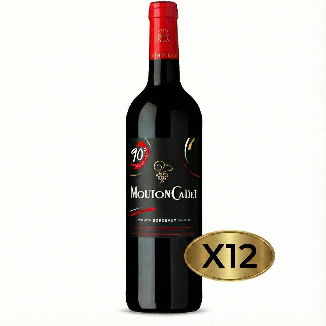 12 Flaschen Baron Philippe de Rothschild Mouton Cadet 2023