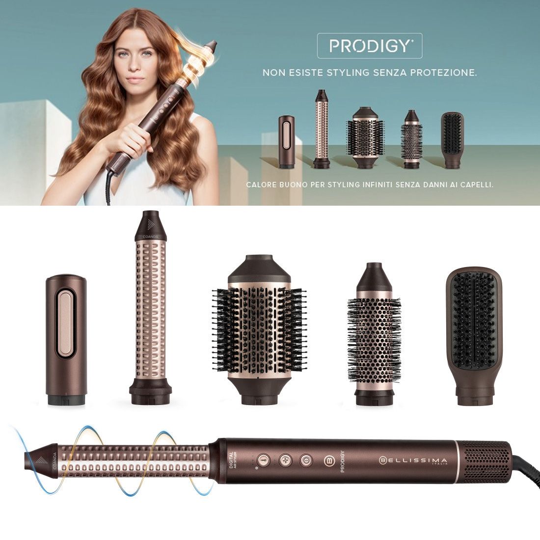 5 in 1 Multistyler Stylingbürste PRODIGY BELLISSIMA