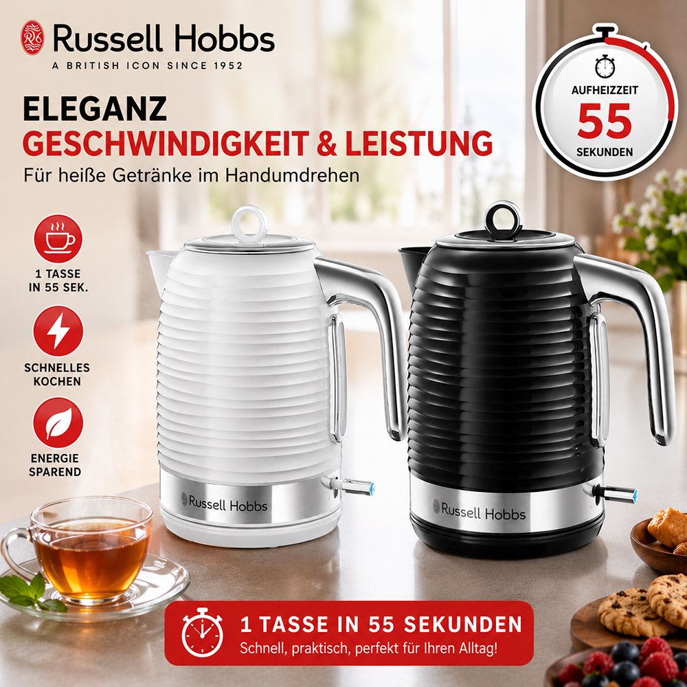 Elektrischer Wasserkocher Russel Hobbs