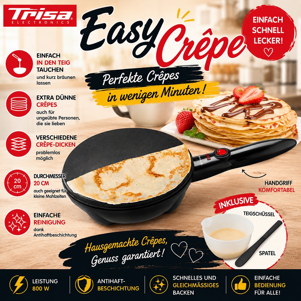 Crêpe Maker Easy Crêpe