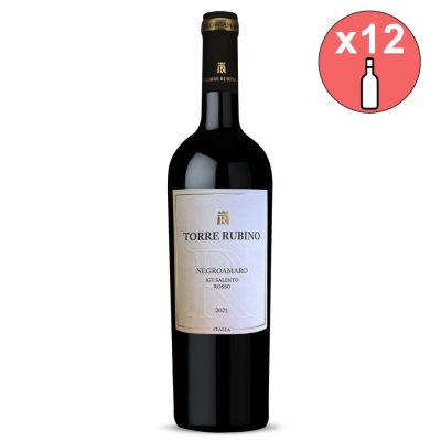 12 Flaschen Torre Rubino Negroamaro 2021