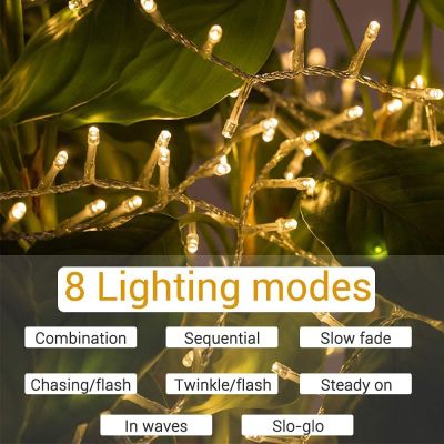 Guirlande lumineuse d'extérieur et d'intérieur 10 mètres