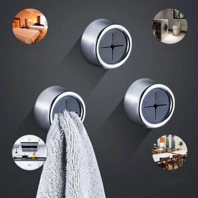 Lot de 3 clips muraux pour torchons, serviettes et accessoires