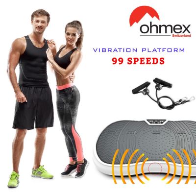 Ohmex Vibrationsplatte 99 Geschwindigkeiten