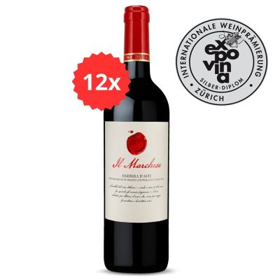 12 Flaschen Il Marchese 2023 Barbera d'Asti DOCG