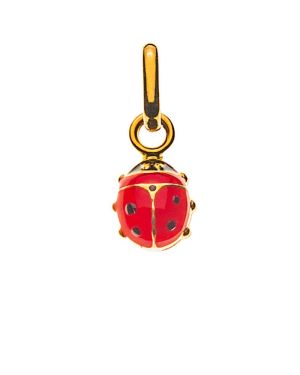 Anhänger Olyssa Lucky - Marienkäfer | GG750 - Emaille - 5x5mm