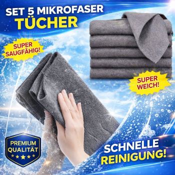 Set 5 Servietten aus Mikrofasern...