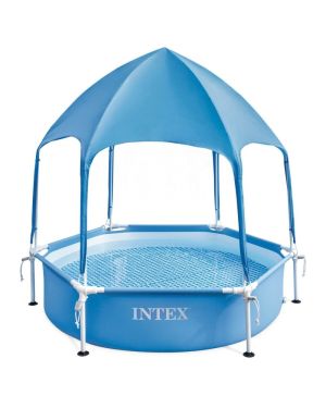 Piscine ronde avec parasol Intex