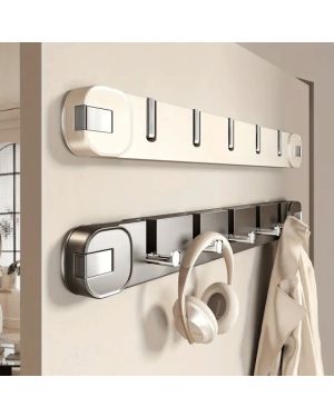 Porte-crochets mural à ventouses – Sans perçage, discret et moderne