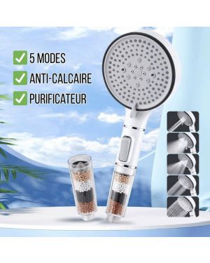 Filter-Duschkopf – 5 Modi, hygienisch und kalkabweisend