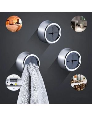 Lot de 3 clips muraux pour torchons, serviettes et accessoires