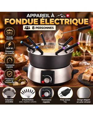 Appareil à Fondue Électrique 8 personnes