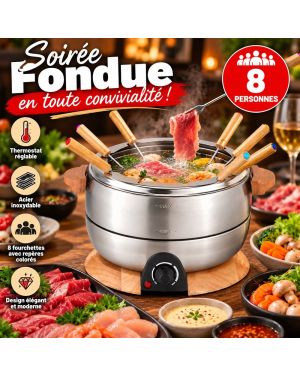 Appareil à Fondue Électrique 8 personnes
