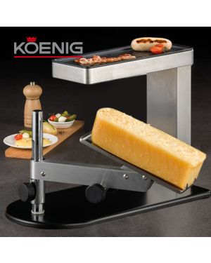Appareil à Raclette Traditionnelle avec Grille Viande Koenig
