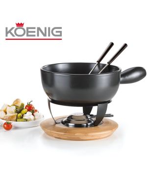 Set à fondue au fromage Bamboo Koenig