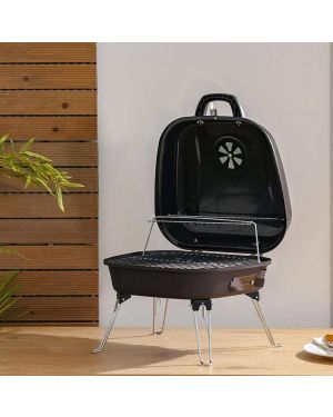 Barbecue portatif avec couvercle