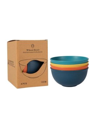RØLI™ - Set aus 4 stapelbaren Schalen im nordischen Design