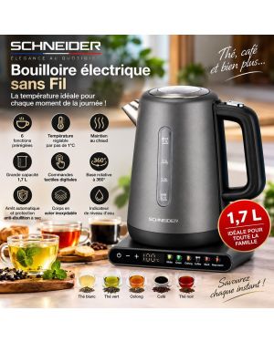 Bouilloire électrique sans Fil 1,7L