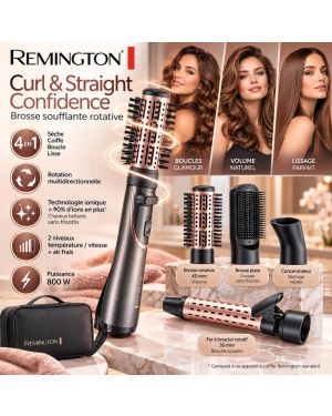 Brosse soufflante rotative Curl & Straight Confidence Remington
