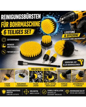 Reinigungsbürsten für Bohrmaschinen (6 Stück)