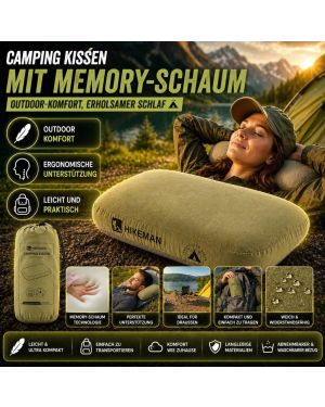 Camping-Kissen mit Memory-Schaum – Komfort im Freien