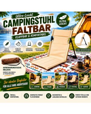 Ultra-Leichter Klappbarer Campingstuhl