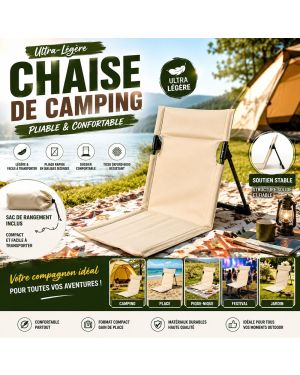 Chaise de Camping Pliable Ultra-Légère