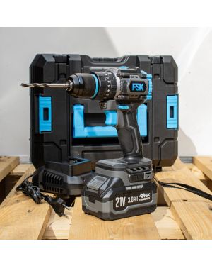 21-V-Akku-Bohrschrauber-Set