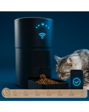 Distributeur automatique de croquettes Wi-Fi - 6 L