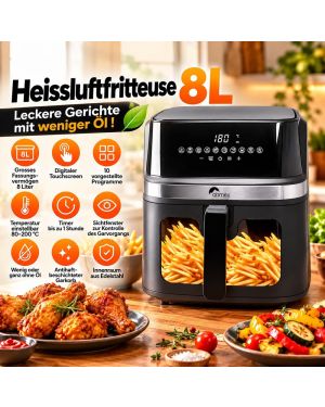 Heißluftfritteuse 8L