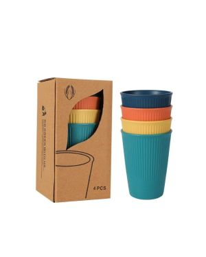 GLØSS™ - Set aus 4 Bechern im skandinavischen Design