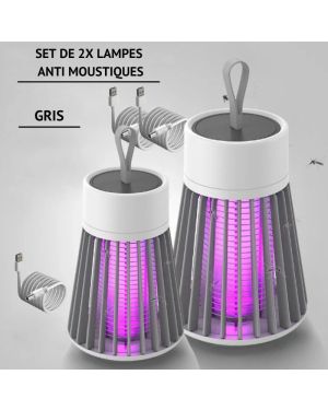Set aus 2 Zapper™ Anti-Mücken-Lampen