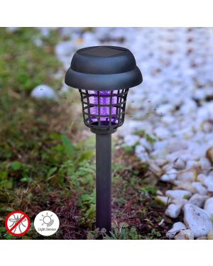 2er-Set Anti-Mücken-Solar-Gartenlampen