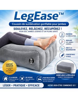 LegEase™ – Coussin de surélévation gonflable pour jambes