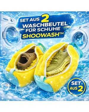 2er-Set Schuhwaschbeutel