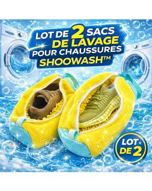 Lot de 2 Sacs de Lavage pour Chaussures