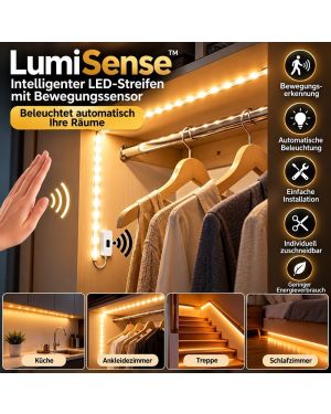 LumiSense™ – Intelligente LED-Streifen mit Bewegungserkennung