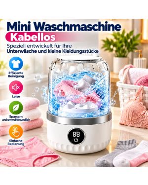 Kabellose Mini-Waschmaschine für Unterwäsche