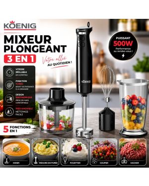Mixeur plongeant 3 en 1
