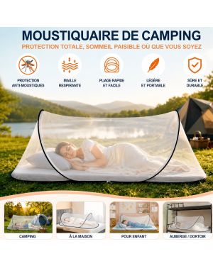 Moustiquaire de Camping Pliable